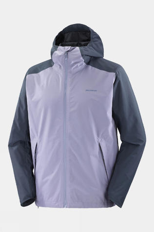 Salomon Mens Outscape 2L Jacket Blue Granite/Blue Nights