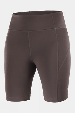 Salomon Womens Shakeout Bliss 8" Short Tights Coffee Bean