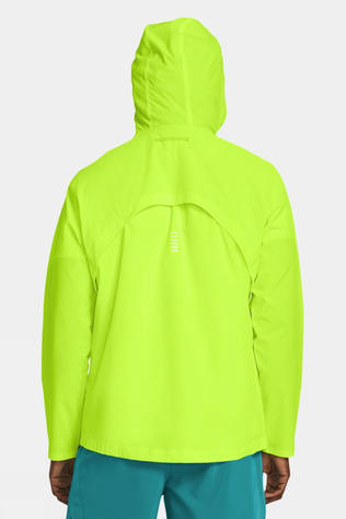 Under Armour Mens Outrun The Storm Jacket High-Vis Yellow/Black/Reflective
