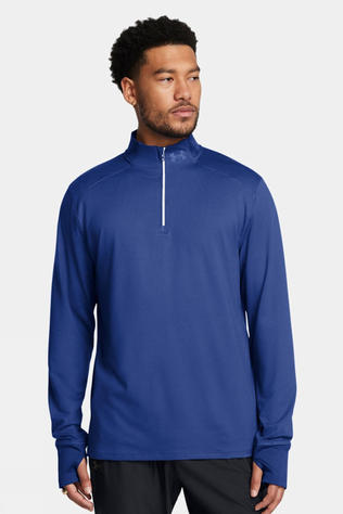 Under Armour Mens Launch Pro Quarter Zip Top Tech Blue/Reflective