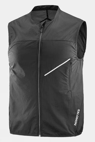 Salomon Mens Sense Aero Wind Vest Deep Black