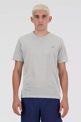 New Balance Mens Athletics T-Shirt Athletic Grey