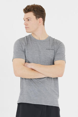 Endurance Mens Abdon Melange T-Shirt Grey Melange