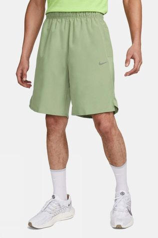 Nike Mens Challenger Running Shorts Oil Green/Honeydew