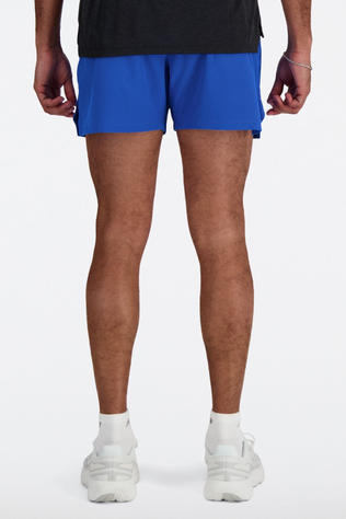 New Balance Mens RC 5" Shorts Blue Oasis