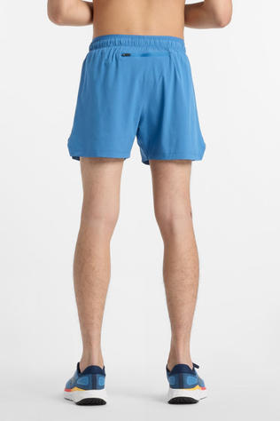 New Balance Mens RC 5" Shorts Sea Stone