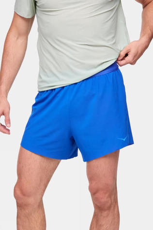 Hoka Mens Glide 5'' Running Shorts Ultramarine