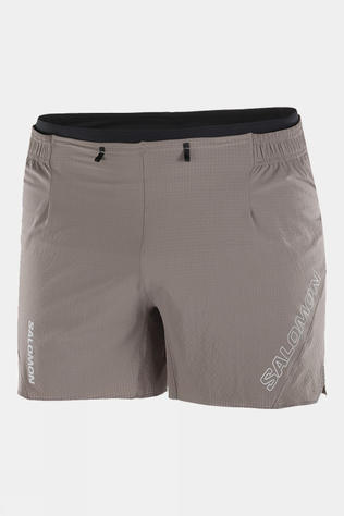 Salomon Mens Sense Aero 5" Shorts Iron