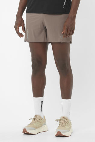 Salomon Mens Sense Aero 5" Shorts Iron