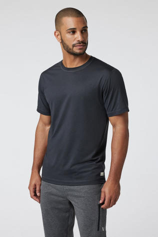 Vuori Mens Tradewind Performance 2.0 T-Shirt Black Heather