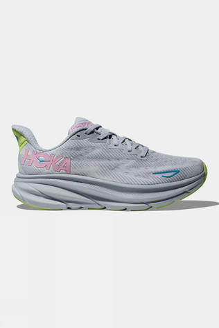 Hoka Womens Clifton 9 Shoes Gull/Sea Ice