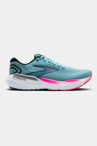 Brooks Womens Glycerin GTS 21 Shoes Moroccan Blue/Aqua/Pink