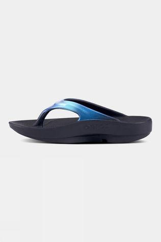 OOFOS Womens OOlala Luxe Flip Flops Atlantis