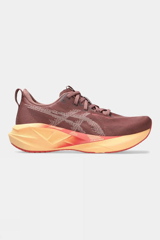 Asics Womens Novablast 5 Shoes Rubble Red/Fawn