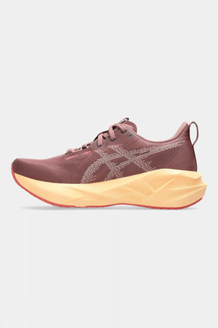 Asics Womens Novablast 5 Shoes Rubble Red/Fawn