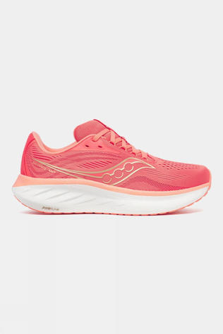 Saucony Womens Ride 18 Shoes Coral/Salmon