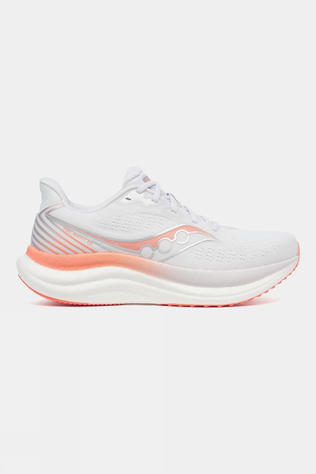 Saucony Womens Triumph 23 Shoes White/Wistful