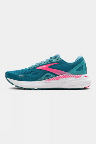 Brooks Womens Adrenaline GTS 23 Shoes Storm Blue/Pink/Aqua