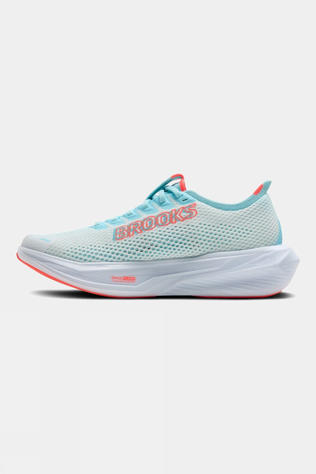 Brooks Womens Hyperion 3 Shoes White/Pink Clay/Atomizer