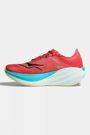 Hoka Mens Mach X 2 Running Shoes Grapefruit/Electric Coral