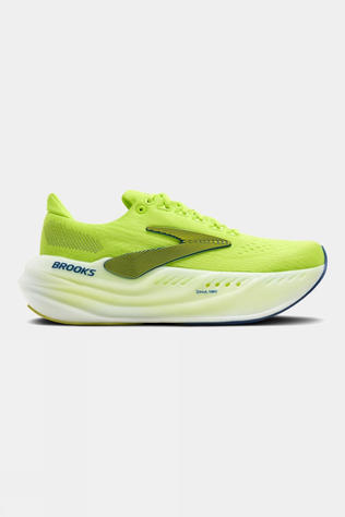 Brooks Mens Glycerin Max Shoes Lime/Navy Peony/White