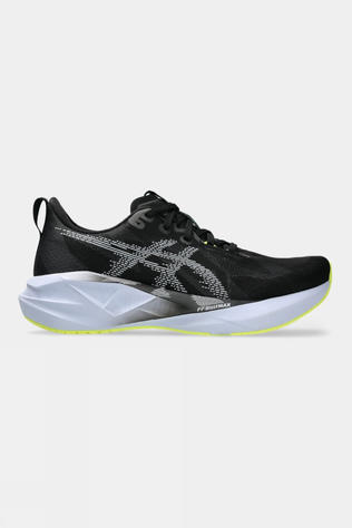 Asics Mens Novablast 5 Shoes Black/Blue Fade