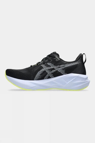 Asics Mens Novablast 5 Shoes Black/Blue Fade
