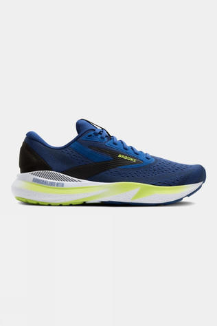 Brooks Mens Adrenaline GTS 24 Shoes Navy Peony/Black/Acid Lime