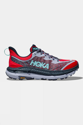 Hoka Mens Mafate Speed 4 Shoes Cerise/Stormy Skies