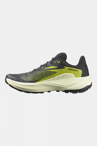 Salomon Mens Genesis Shoes Black/Sulphur Spring/Transparent Yellow