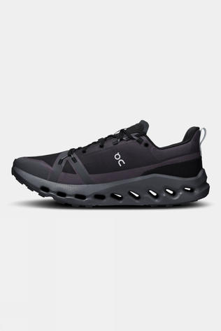 On Mens Cloudsurfer Trail Waterproof Shoes Black/Eclipse