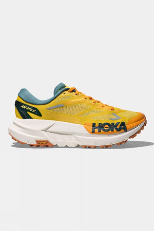 Hoka Mens Mafate X Shoes Zest/Mountain Fog