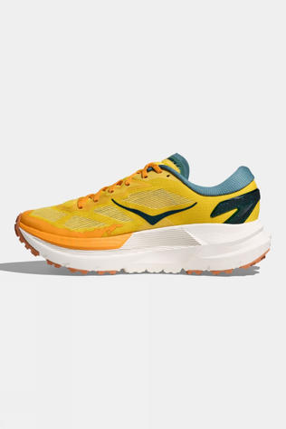 Hoka Mens Mafate X Shoes Zest/Mountain Fog