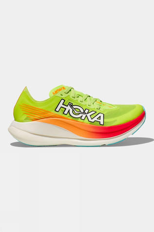 Hoka Unisex Rocket X 2 Shoes Lettuce/Solar Flare