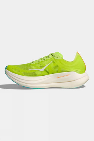 Hoka Unisex Rocket X 2 Shoes Lettuce/Solar Flare