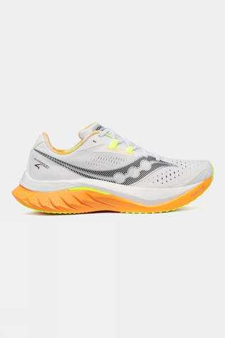 Saucony Mens Endorphin Speed 4 Shoes White/Peel
