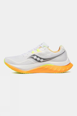 Saucony Mens Endorphin Speed 4 Shoes White/Peel