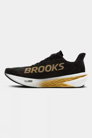 Brooks Mens Hyperion 2 Shoes Black/Gold/Pink