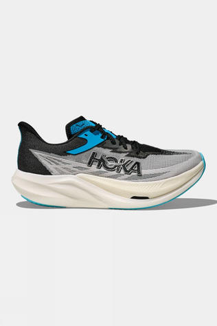 Hoka Mens Rocket X 3 Shoes White/Black