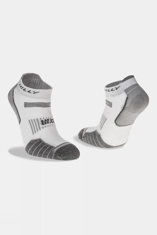 Hilly Unisex Twin Skin Socklet Min Socks White/Grey Marl