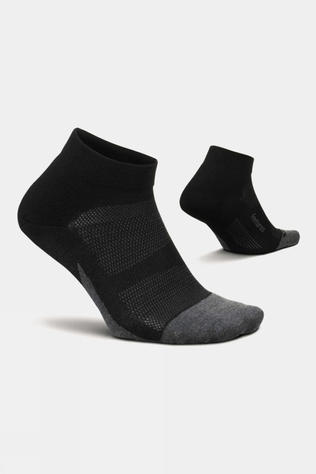 Feetures Unisex Elite Max Cushion Low Cut Socks Black