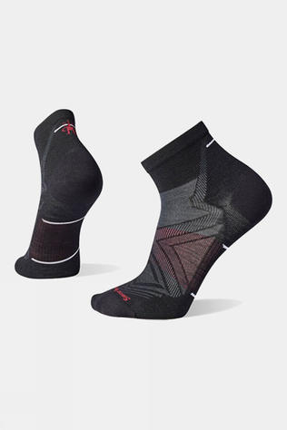 Smartwool Unisex Performance Run Zero Cushion Ankle Socks Black