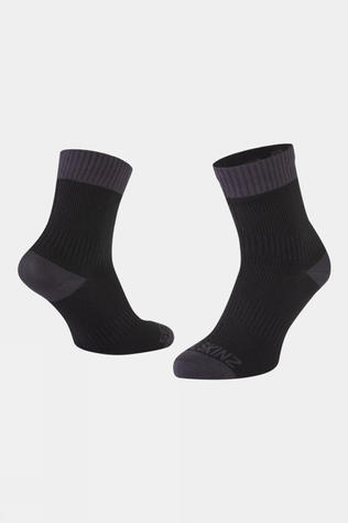 Sealskinz Wretham Waterproof Warm Weather Ankle Length Socks Black