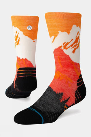 Stance Out Of Range Light Wool Crew Socks Orange