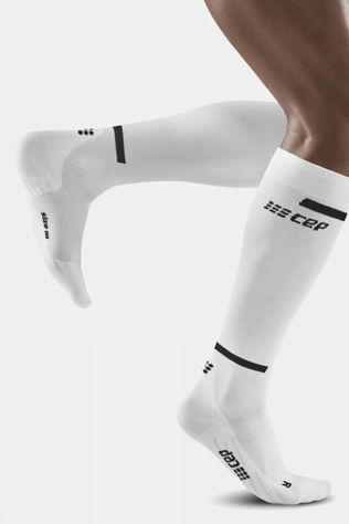 CEP Mens Tall Compression Socks White