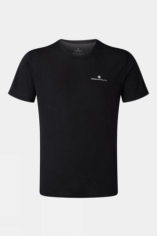 Ronhill Mens Core Running T-Shirt Black/Bright White