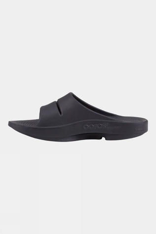 OOFOS OOahh Sport Slides Sandals Black/Matte